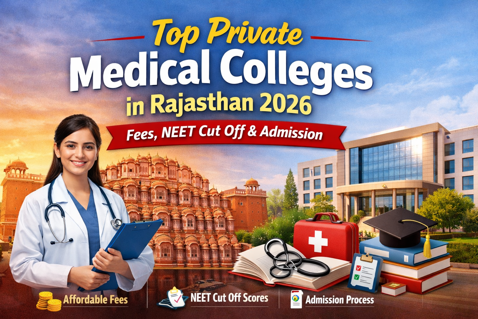 Top Private Medical Colleges in Rajasthan 2026 – Fees, NEET Cut Off & Admission